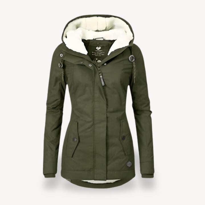 Drune | Damen wasserdichte Winterjacke mit Kapuze