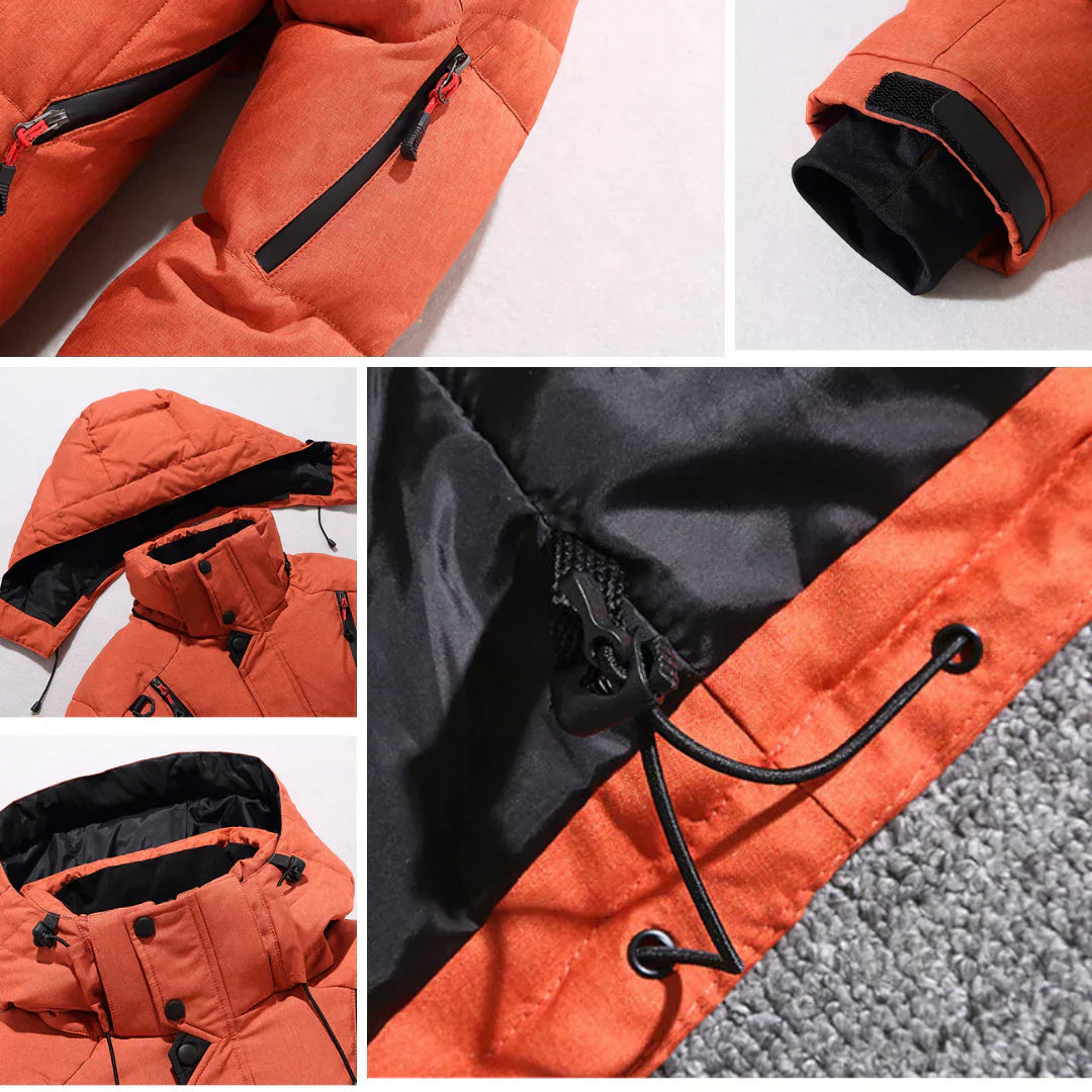 Drune | Hochwertige Winterjacke mit Abnehmbarem Hut