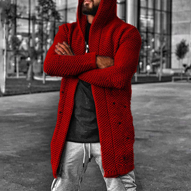 Drune | Strickjacke mit Kapuze für Männer