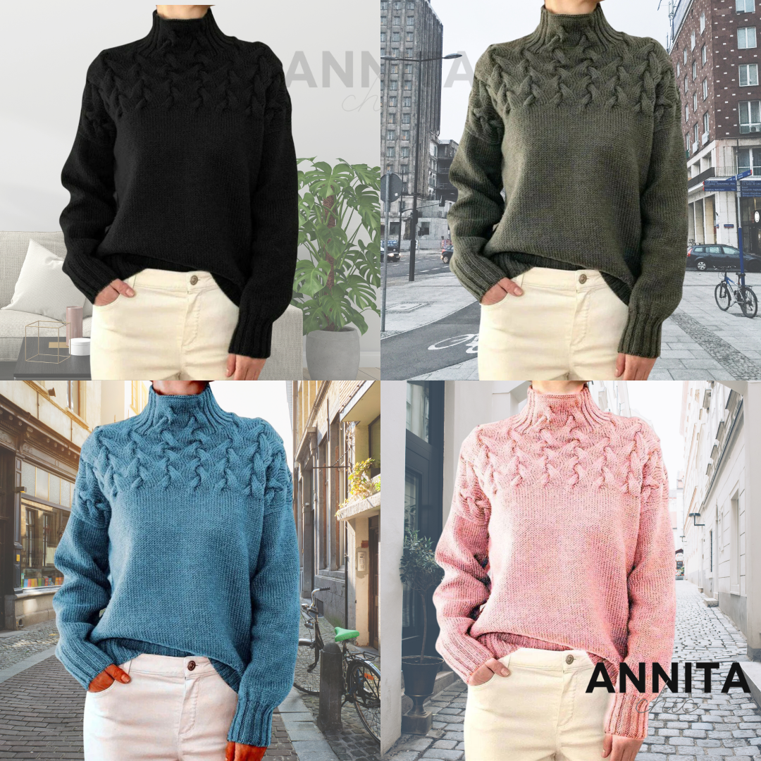 Drune | Baumwoll Rollkragenpullover Für Damen - Perfekt für lässige Tage