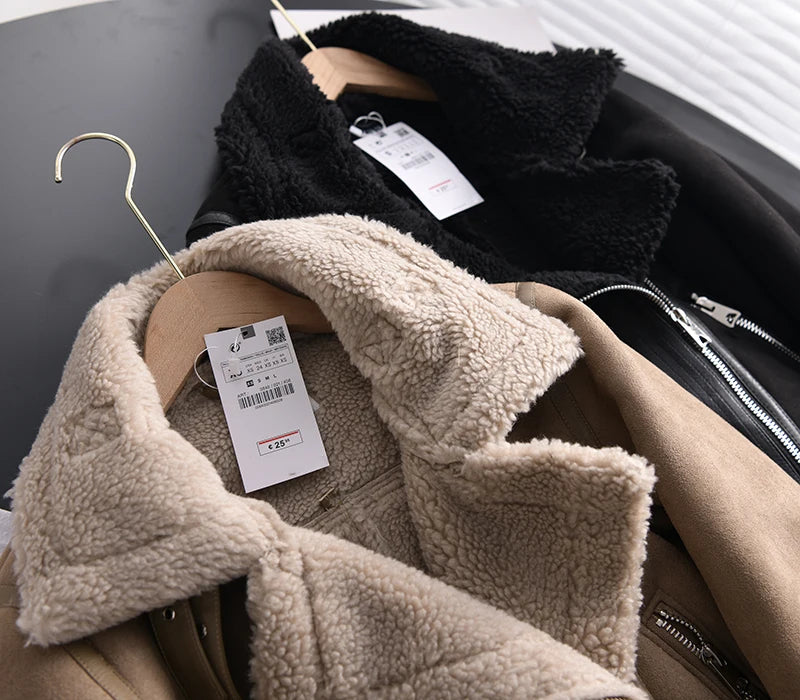 Drune | Wildleder Winterjacke - Warm & Stilvoll