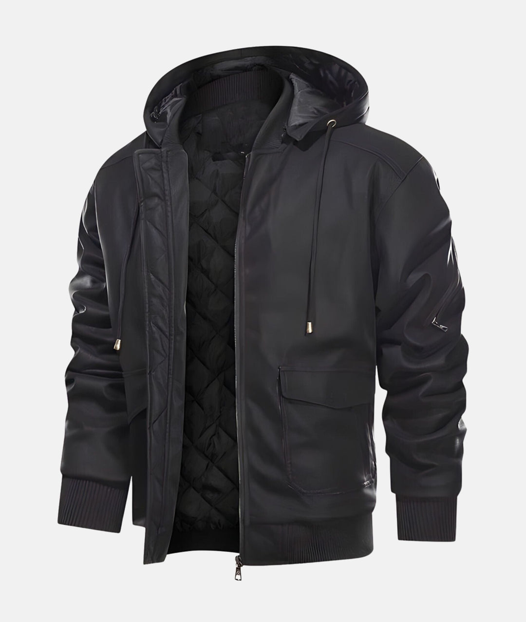 Drune | Bequeme Jacke mit Kapuze und gequiltetem Futter für Herren