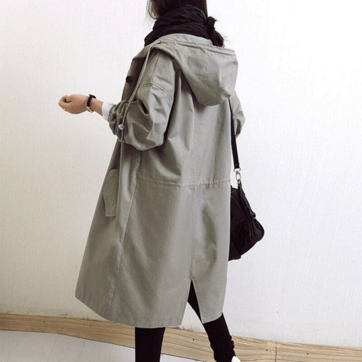 Drune | Modischer langer Trenchcoat Damen