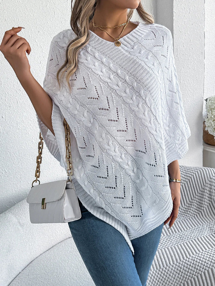 Drune | Strickpullover Poncho