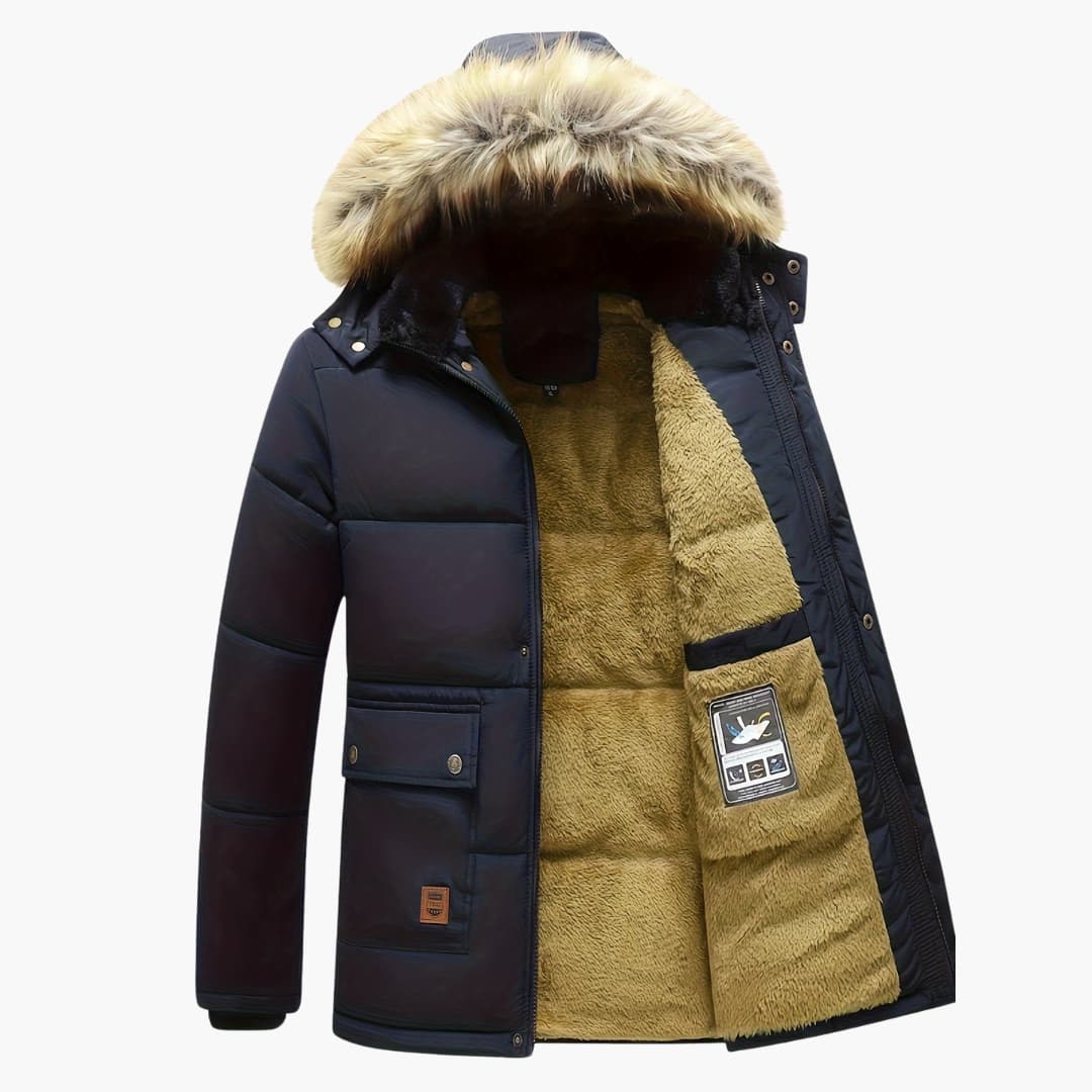 Drune | Fleece-Hoodie mit Reißverschluss für Herren