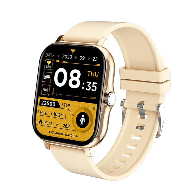 Drune Smart Uhr Schrittzähler Herzfrequenzüberwachung Bluetooth Anruf