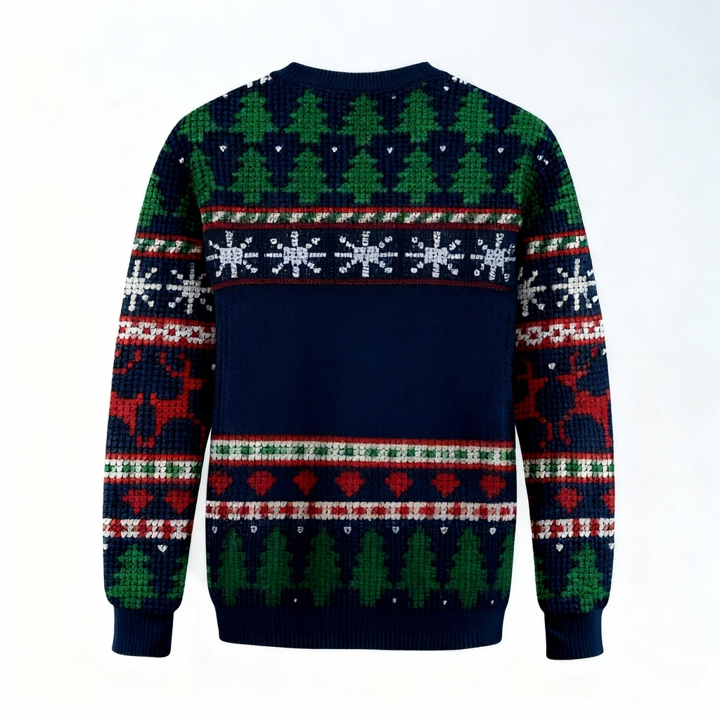 Drune | Der weichste Unisex Lustige Weihnachtsmuster Pullover - Hässlicher Feiertags-Party-Jumper