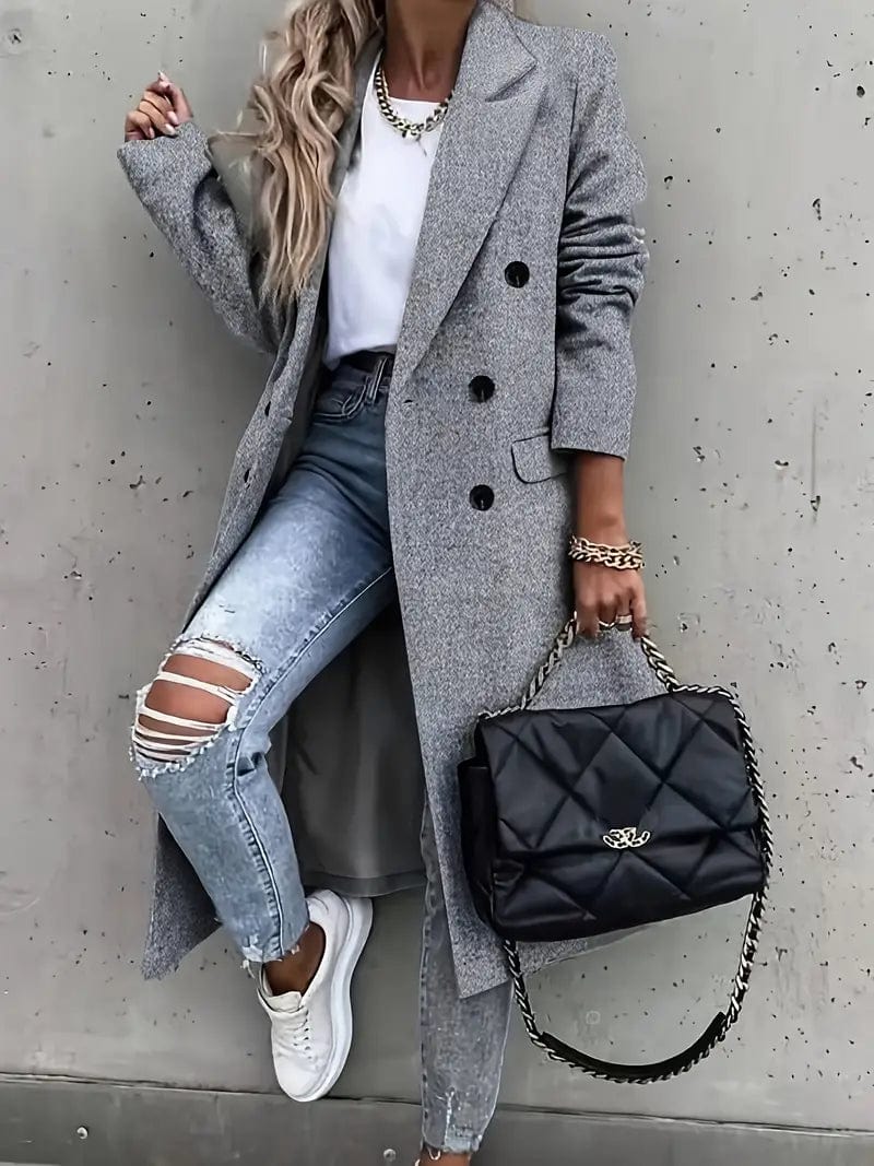 Drune | Trenchcoat Klassisch Zeitlos Stil Ideal für den Winter