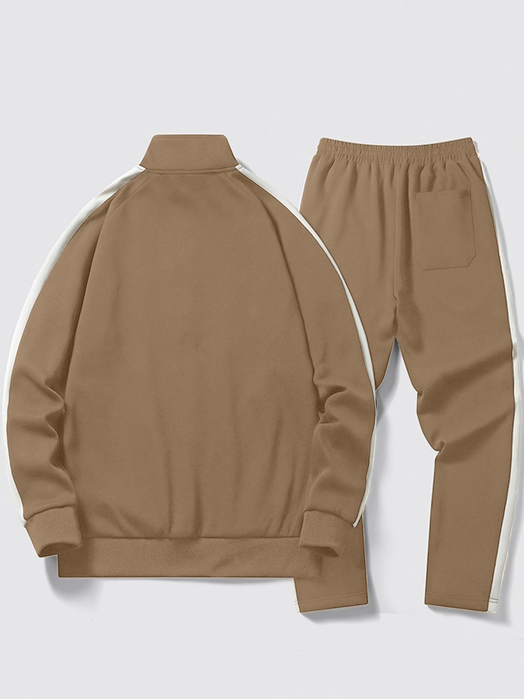 Drune | Herren Trainingsanzug - Sportlicher Jogginganzug mit Kontraststreifen