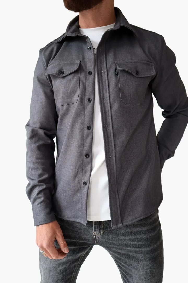 Drune | Overshirt Jacke - Modernes, Vielseitiges Hemdjacke für Alltag und Freizeit