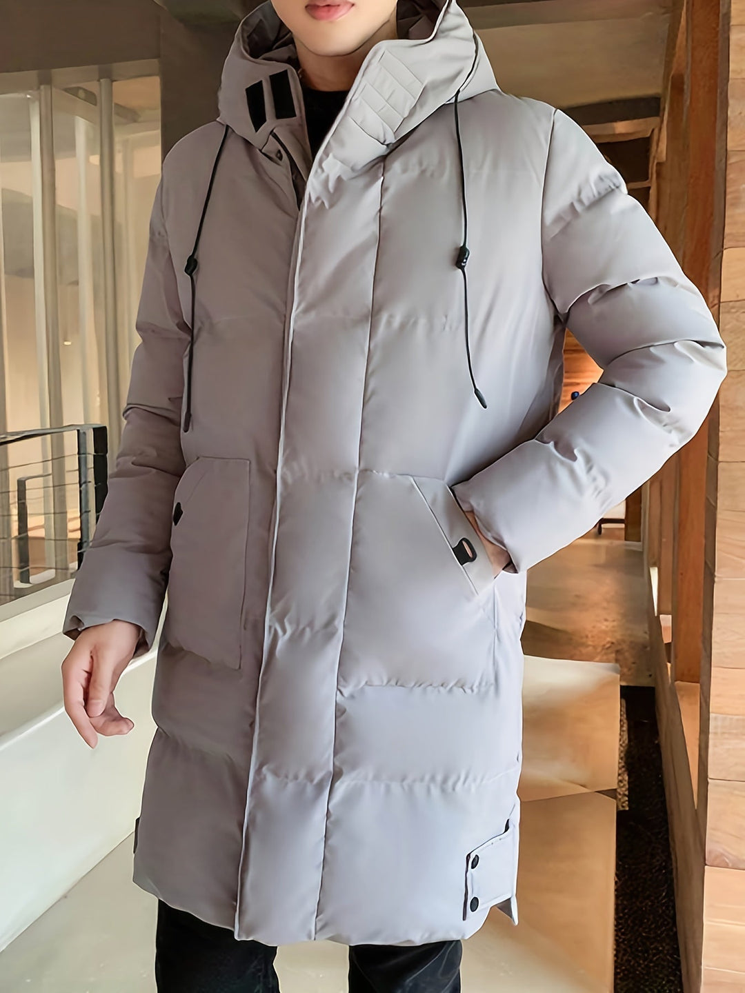 Drune | Winter mit Kapuze für Herren - Ideal für Herbst/Winter