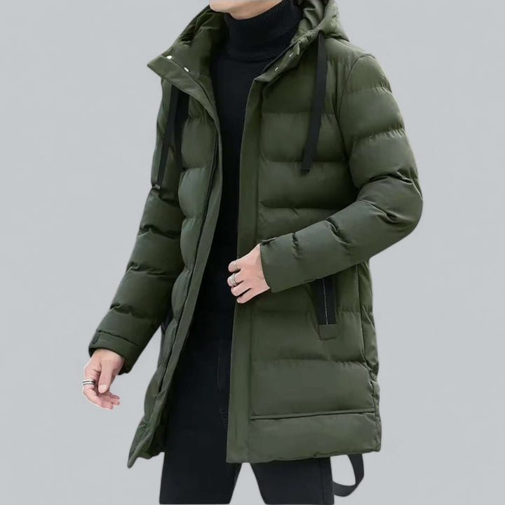 Drune | Lang geschnittene gepolsterte Winter Parka Jacke