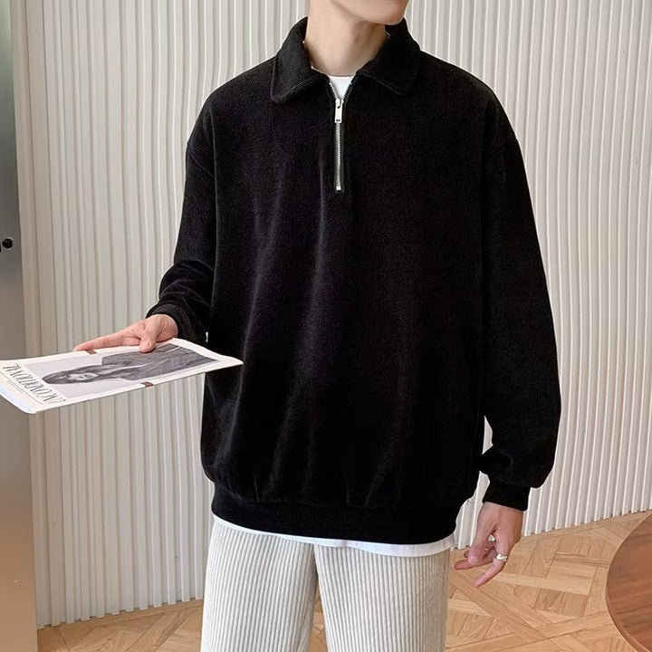 Drune | Herrenpullover mit Revers