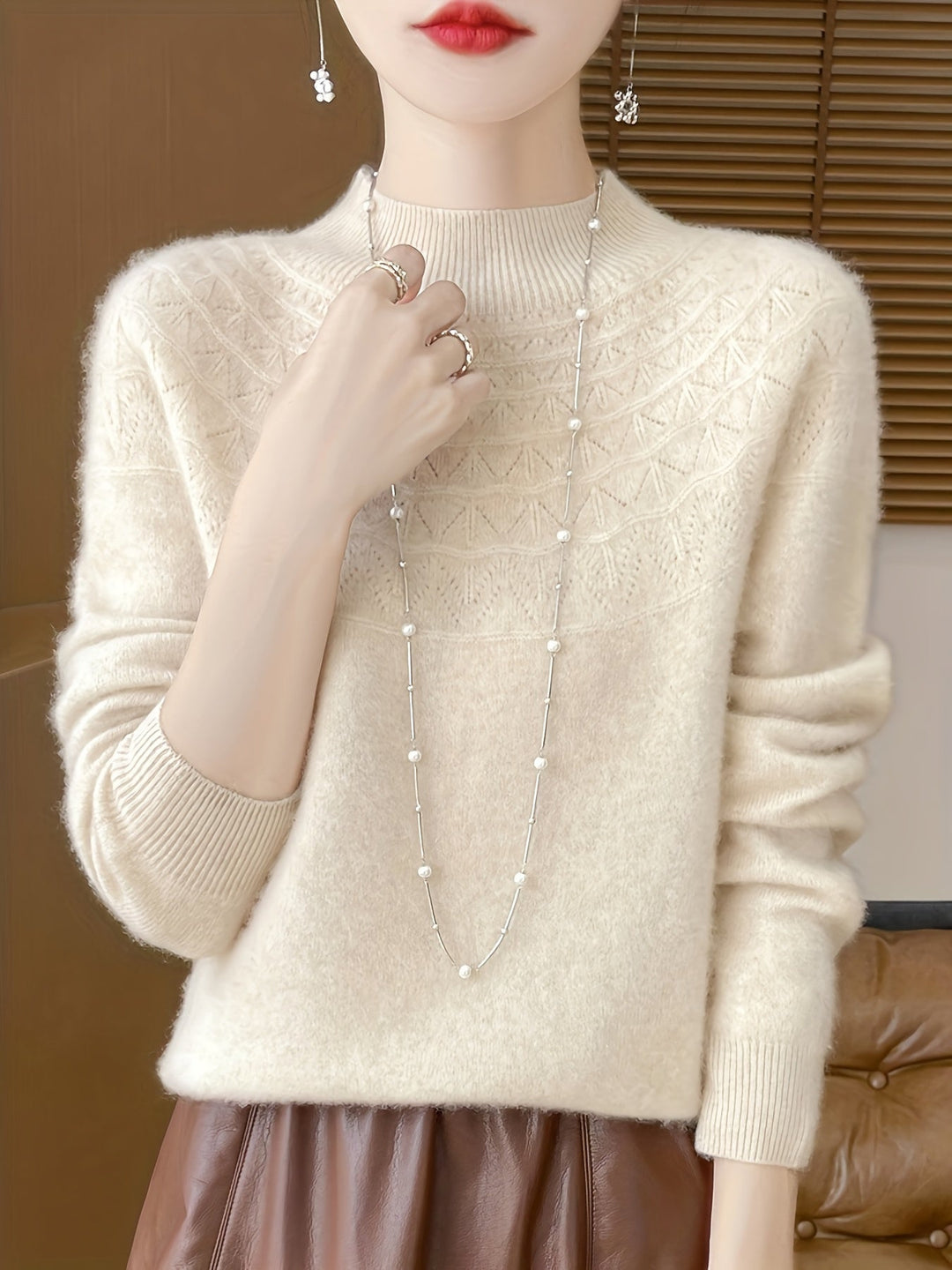 Drune | Wollstrickpullover Pullover Damen - Für den Alltag