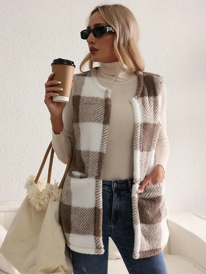 Drune | Sherpa Check Weste