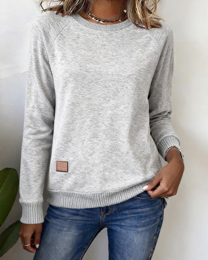 Drune | Lässig Sweatshirt mit Rundhalsausschnitt