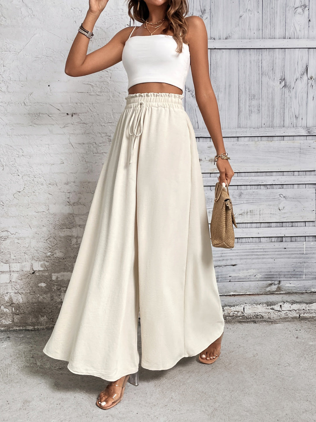 Drune | Ärmelloses Pailletten Rundhals Mini Kleid