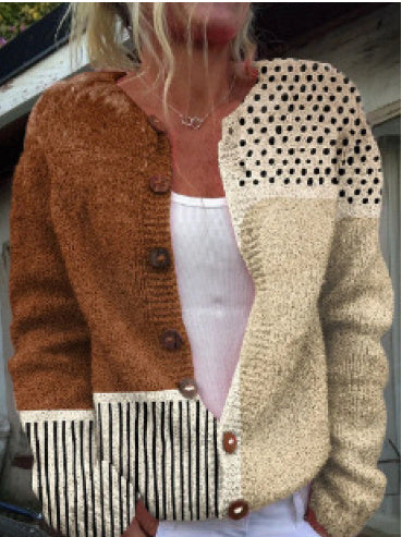 Drune | 3D Digital Gedruckte Strickjacke für Damen