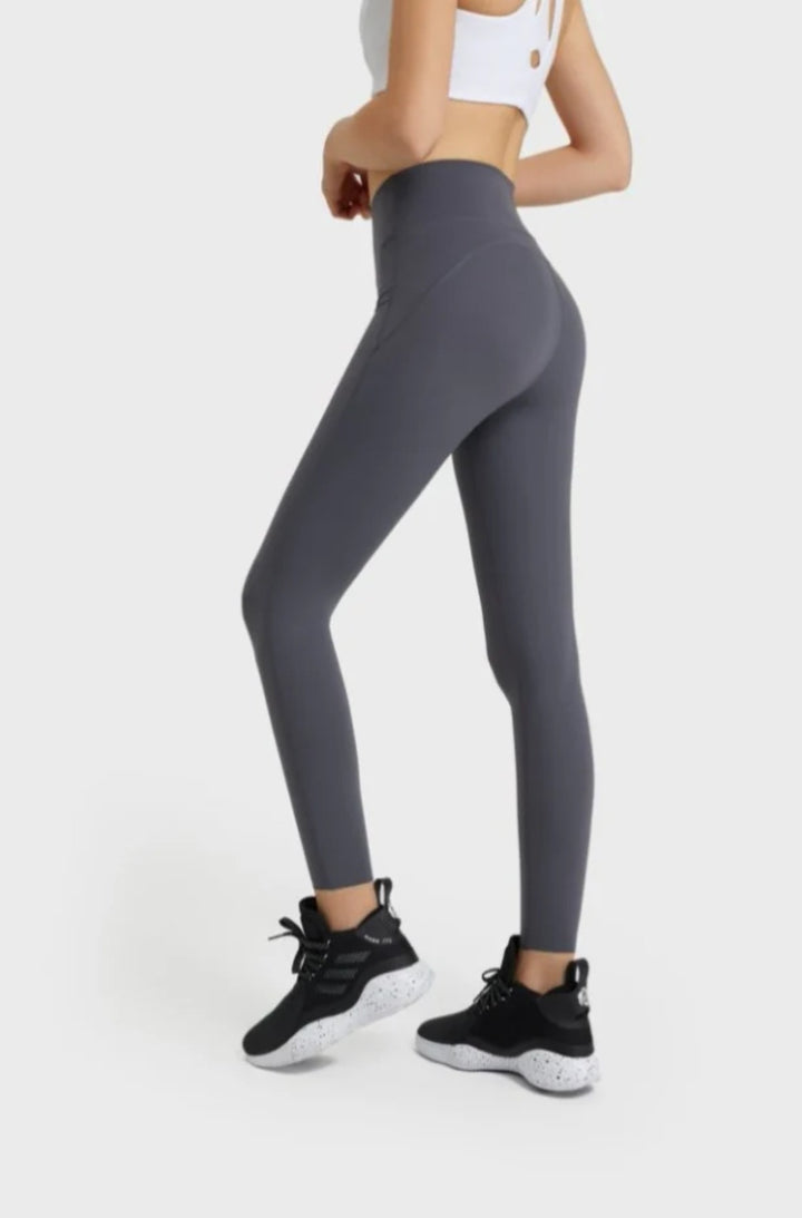 Drune | Bauch mit hoher Taille und dünne Yoga-Neun-Punkt-Hose