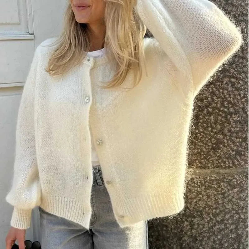 Drune | Damenpullover mit Knopfverschluss