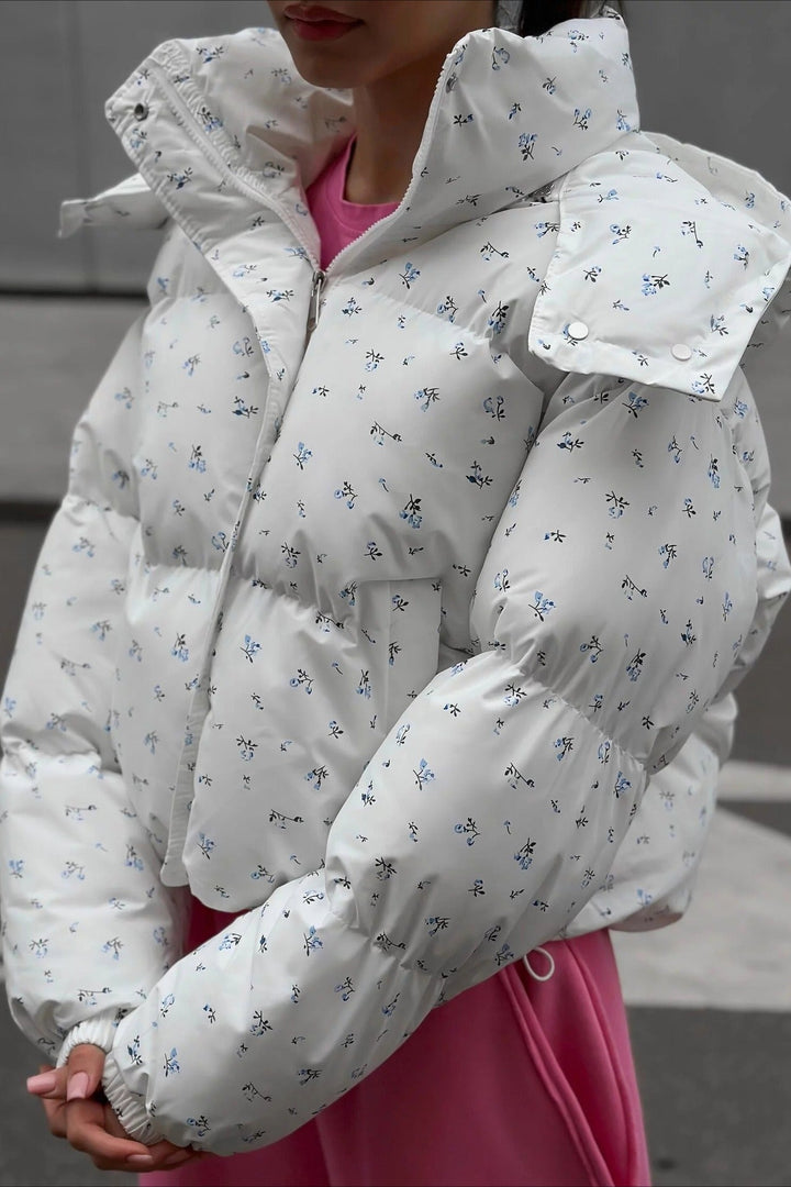 Drune | Bedruckte Puffy Pufferjacke