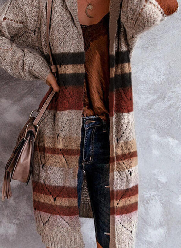 Drune | Modische Strickjacke mit Kapuze