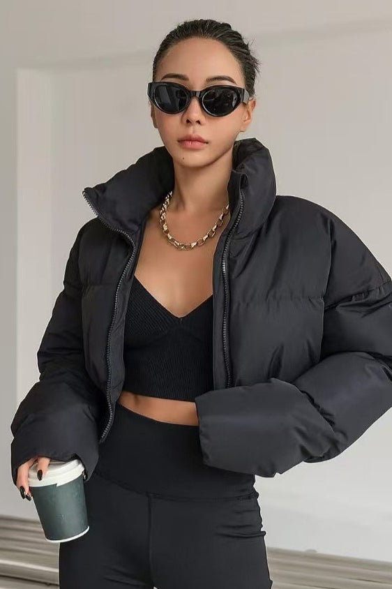 Drune | Patchwork gesteppte Pufferjacke