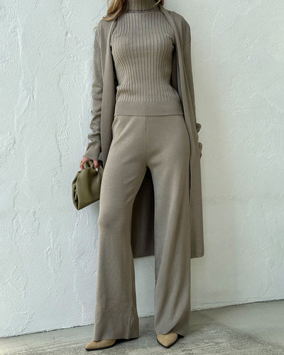 Drune | Eleganz Pull beige für Frauen, Komfort und zeitloser Stil