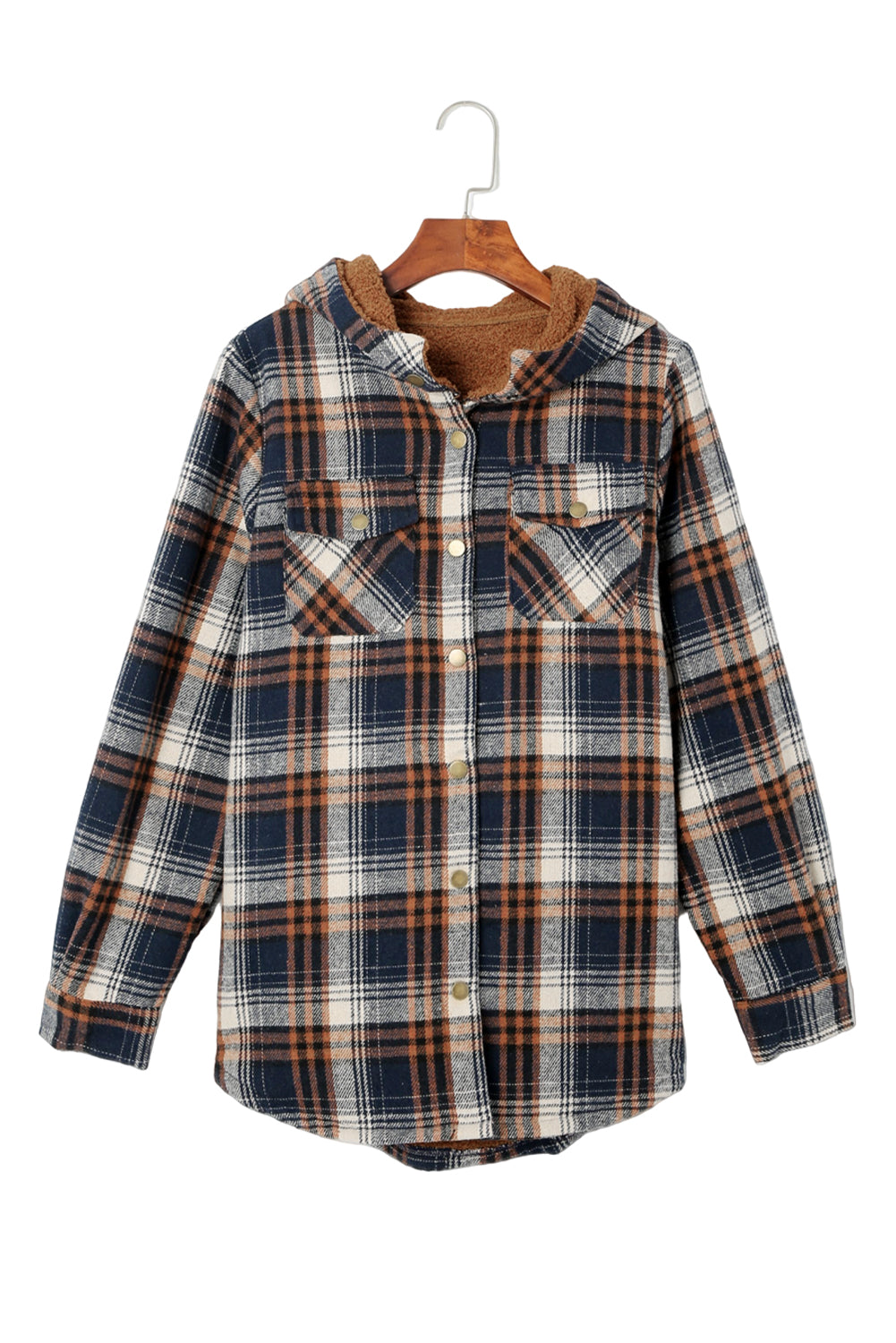Drune | Gepunktete Jacke mit Kapuze Weiches Plüschfutter Perfekt Für Kalte Tage