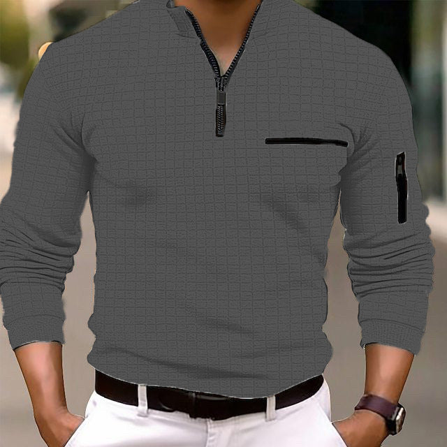 Drune | Legere zip-Pullover Herren