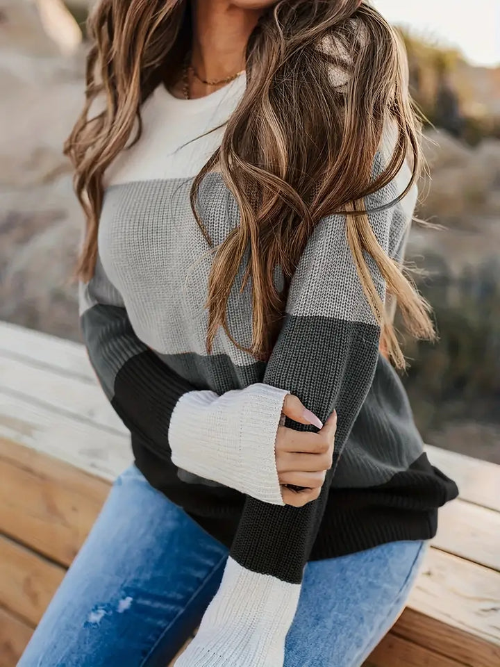 Drune | Gestreifte Gestrickte Damen Tops Stilvoll und Bequem