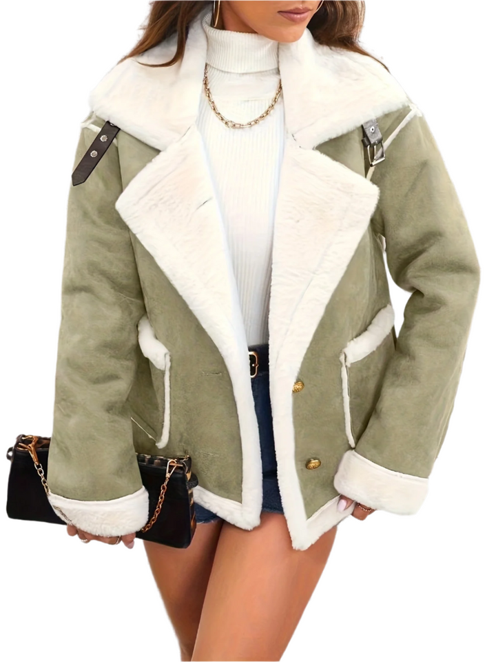 Drune | Elegante Teddy Winterjacke für Damen
