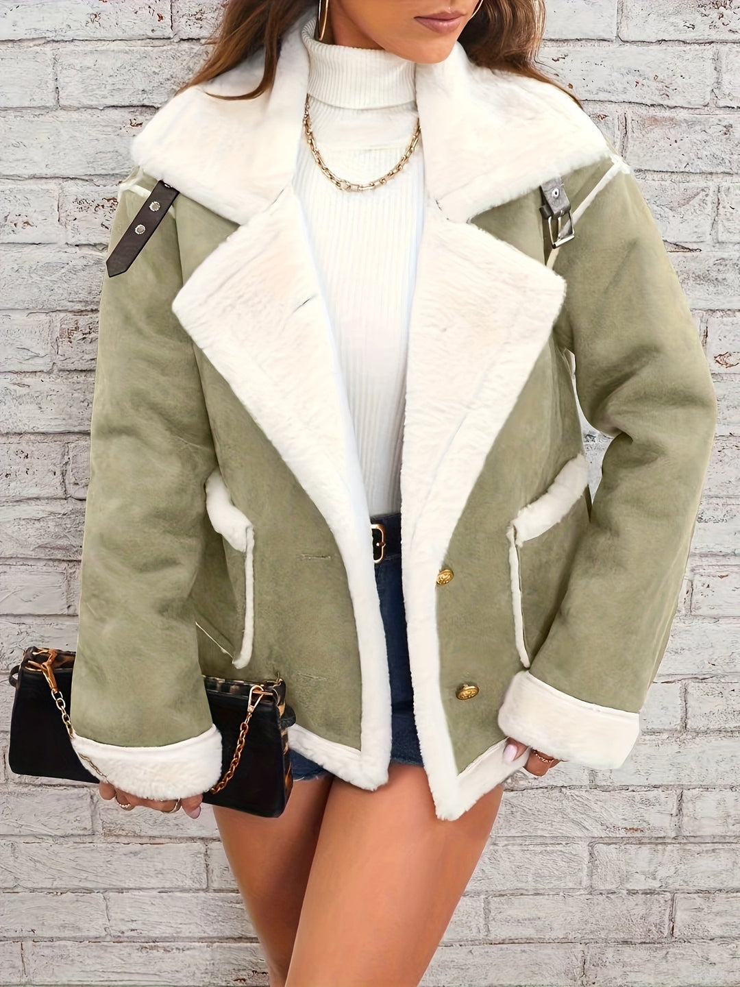 Drune | Elegante Teddy Winterjacke für Damen