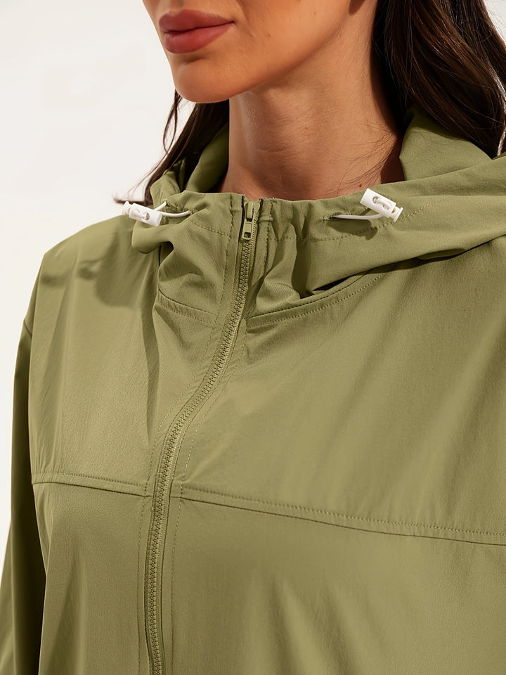 Drune | Wasserdichte Leichte Sportjacke Mit Kapuze