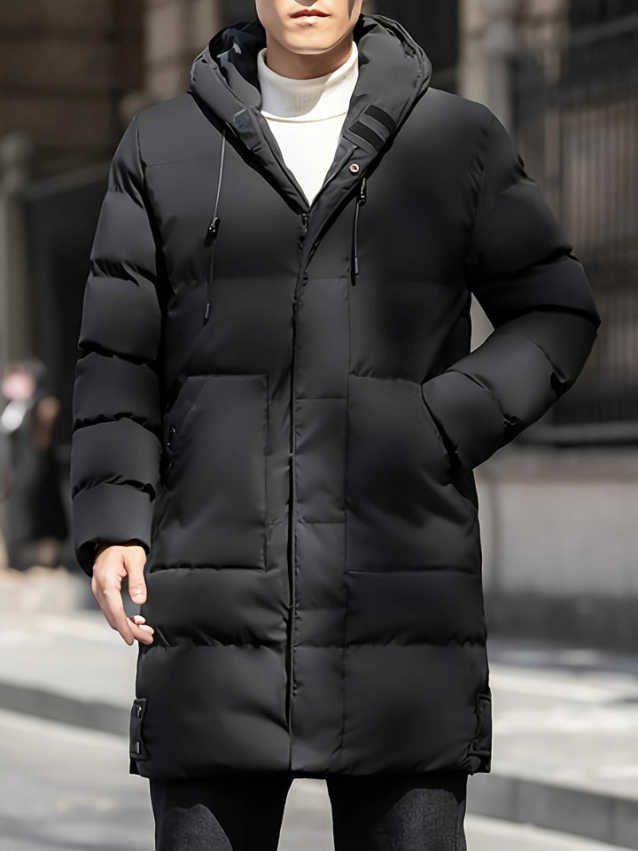 Drune | Dicke Lange Kapuzen Puffer Winterjacke Für Herren - Ideal für Winter