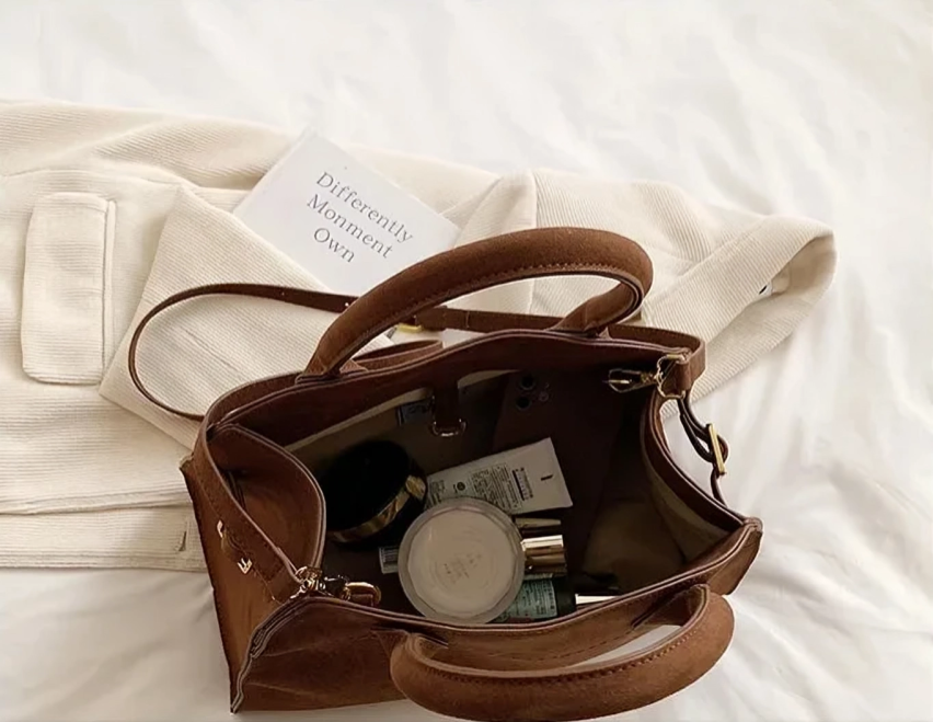 Drune | Velourleder Tote Tasche