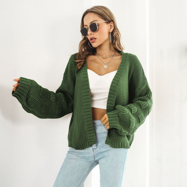 Drune | Schicke & gemütliche Strickjacke mit Puffärmeln