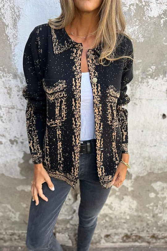 Drune | Revers Metall Schnalle Lässige Lockere Jacke