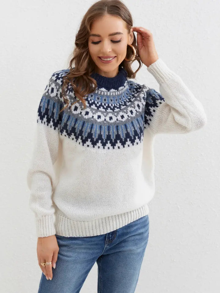 Drune | Hinreißender gemusterter Pullover
