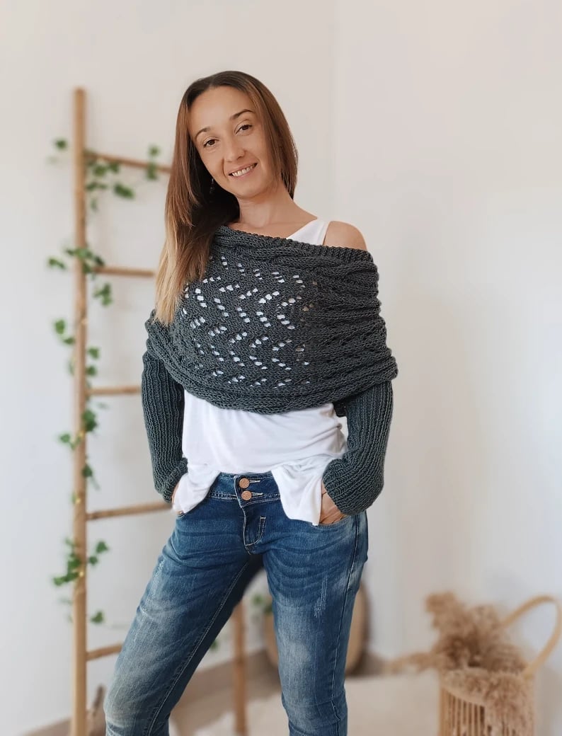 Drune | Bequemer Strickschal