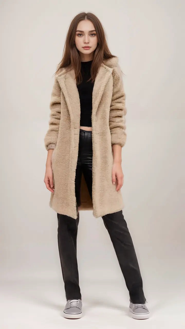 Drune | Teddyjacke mit Kuscheliger Struktur