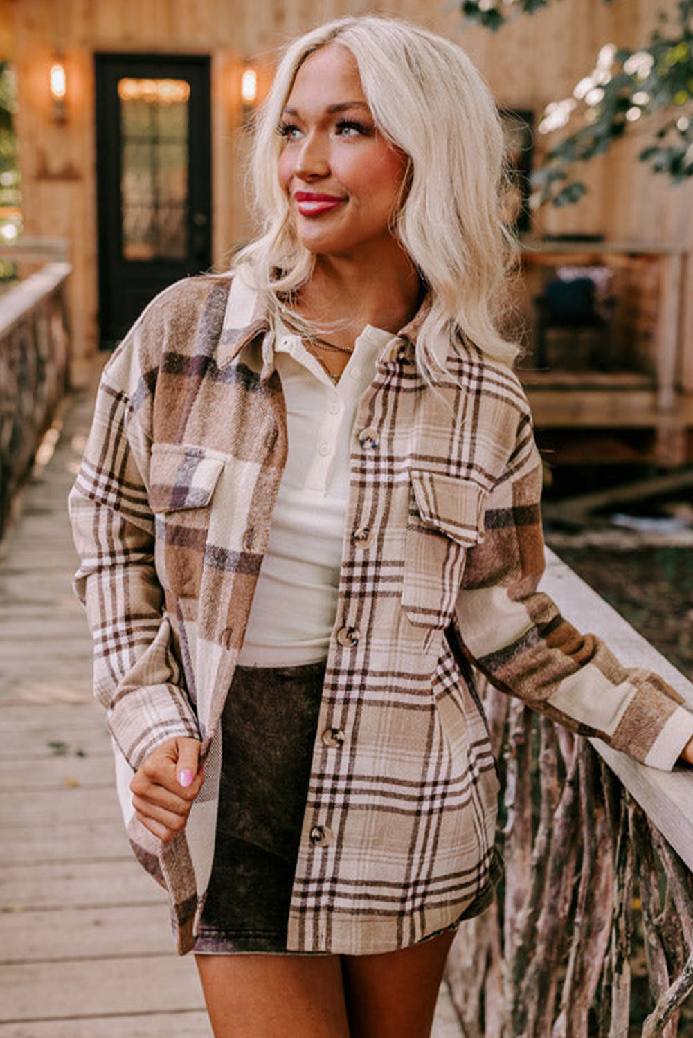 Drune | Lässiges Karierter Overshirt Zeitloses Design und Komfort Perfekt Für Layering