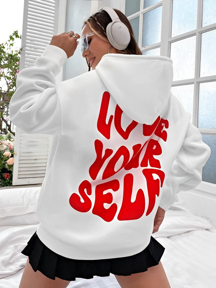 Drune | Gedruckter Baumwoll-Hoodie
