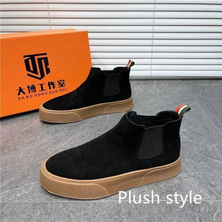 Drune | Chelsea Boots Herren aus Samt – Eleganter und lässiger Stil
