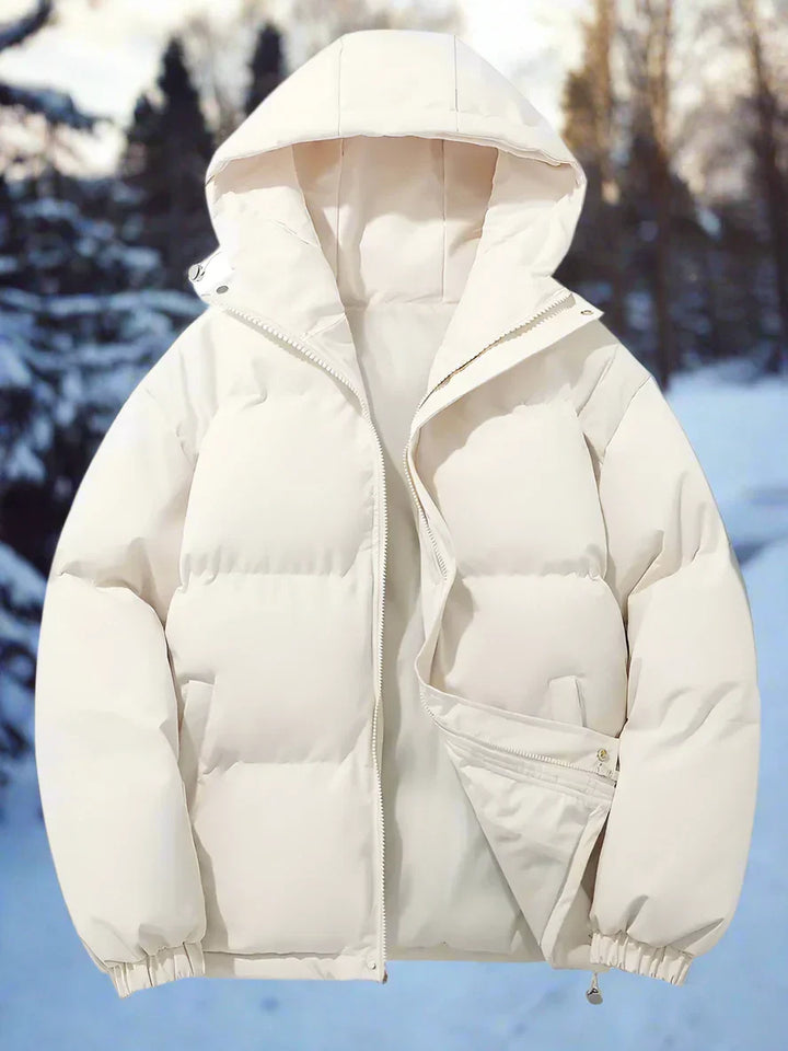 Drune | Pufferjacke Gepolstert Und Isolierend Kapuze Und Reißverschluss Praktische Taschen
