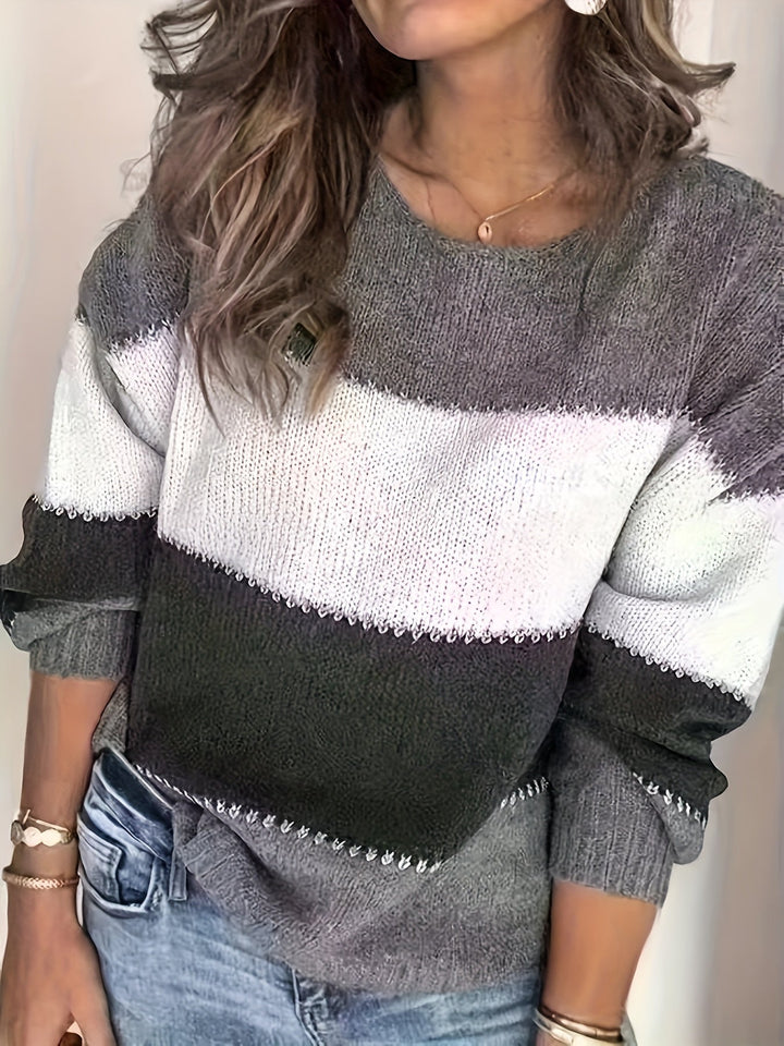 Drune | Farbblock Pullover