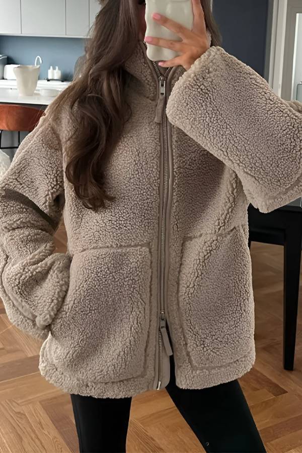 Drune | Full-Zip Teddy-Jacke