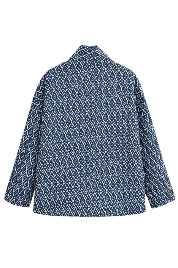 Drune | Print Lockere leichte Baumwolljacke