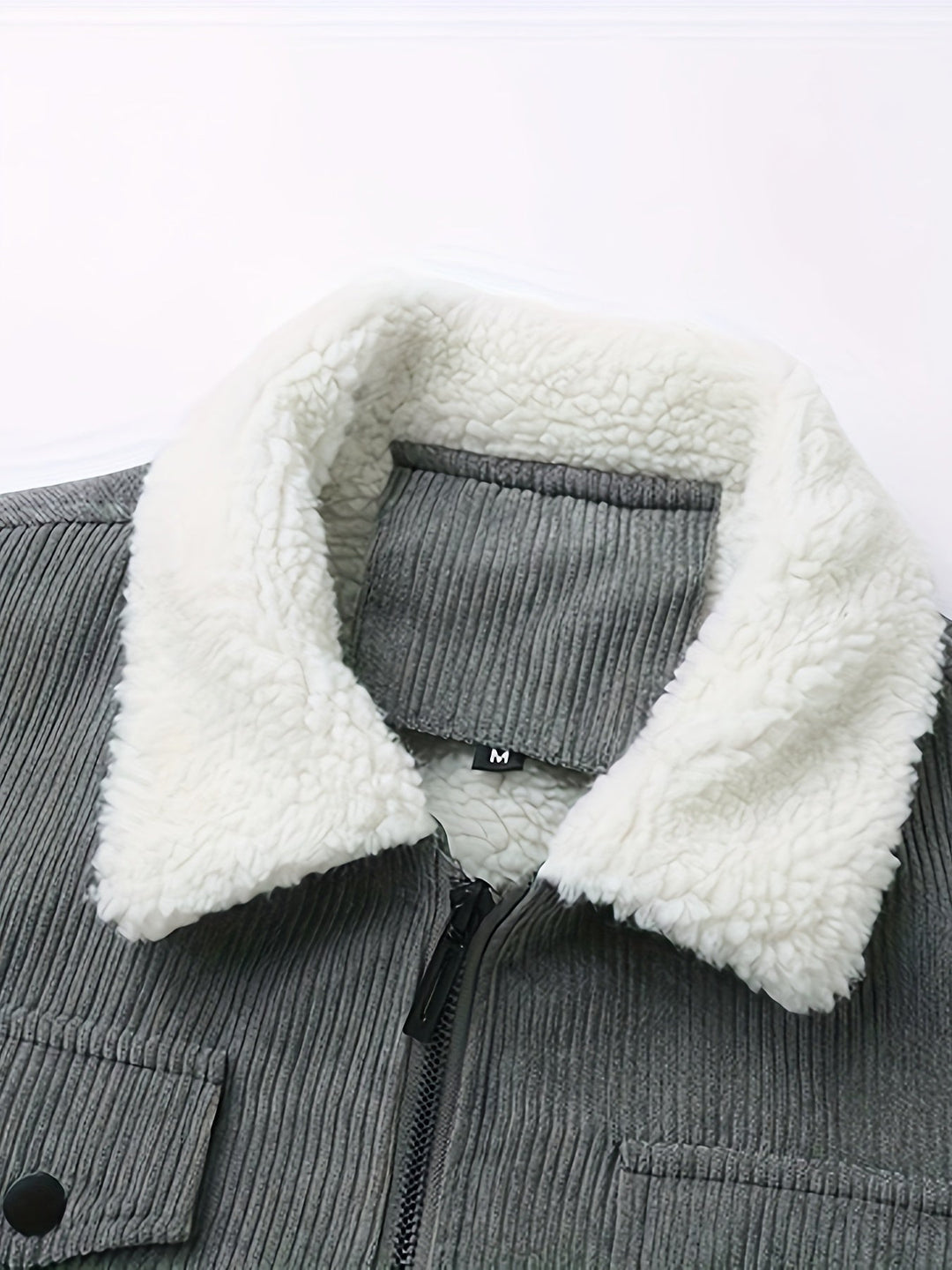 Drune | Warmen Jacke mit Cord und Fleecefutter Cordura und Polyester Robuste und Bequeme