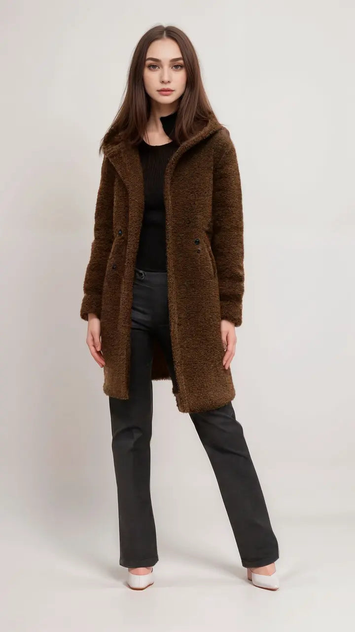 Drune | Teddyjacke mit Kuscheliger Struktur